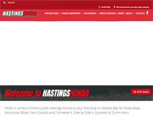 Tablet Screenshot of hastingshonda.co.nz